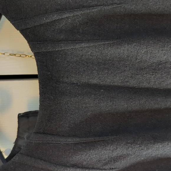 Michael Kors Gorgeous sz2, little black wool dress EUC - Picture 6 of 7